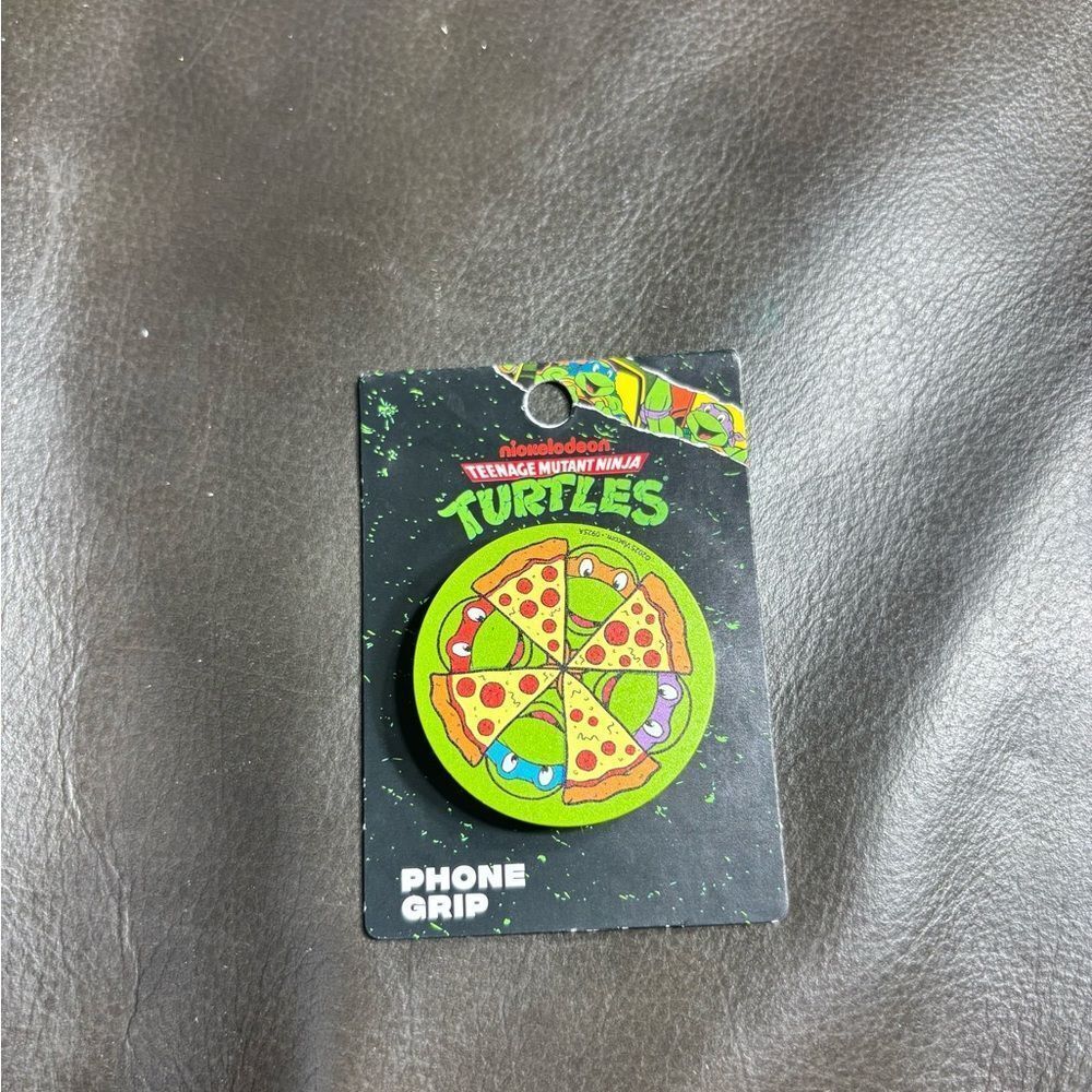 New Teenage Mutant Ninja Turtles Pizza Phone Grip - Green